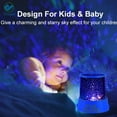 thumbnail image 5 of Deago LED Cosmos Starry Night Light Sky Star Master Projector Lamp Romantic Kids Gift Bedroom Bed Light (Pink), 5 of 10