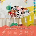 thumbnail image 2 of Fymlhomi Stuffed Animal Net Hammock - Large Macrame Toy Hammock Holder, Hanging Corner Stuffed Animal Storage Organizer with Tassels for Kids Room, Nursery, Bedroom, 2 of 7
