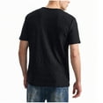 thumbnail image 6 of Mens Textured Shirts Casual Stretch T-Shirts Summer Crewneck Short Sleeve Tee Shirts, 6 of 8