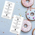thumbnail image 5 of Cookie Care Card  50 Pack  One Sided Print  Business Card Size 2x3.5" inches  Royal Icing Decorated Cookies  White Card Design, 5 of 8