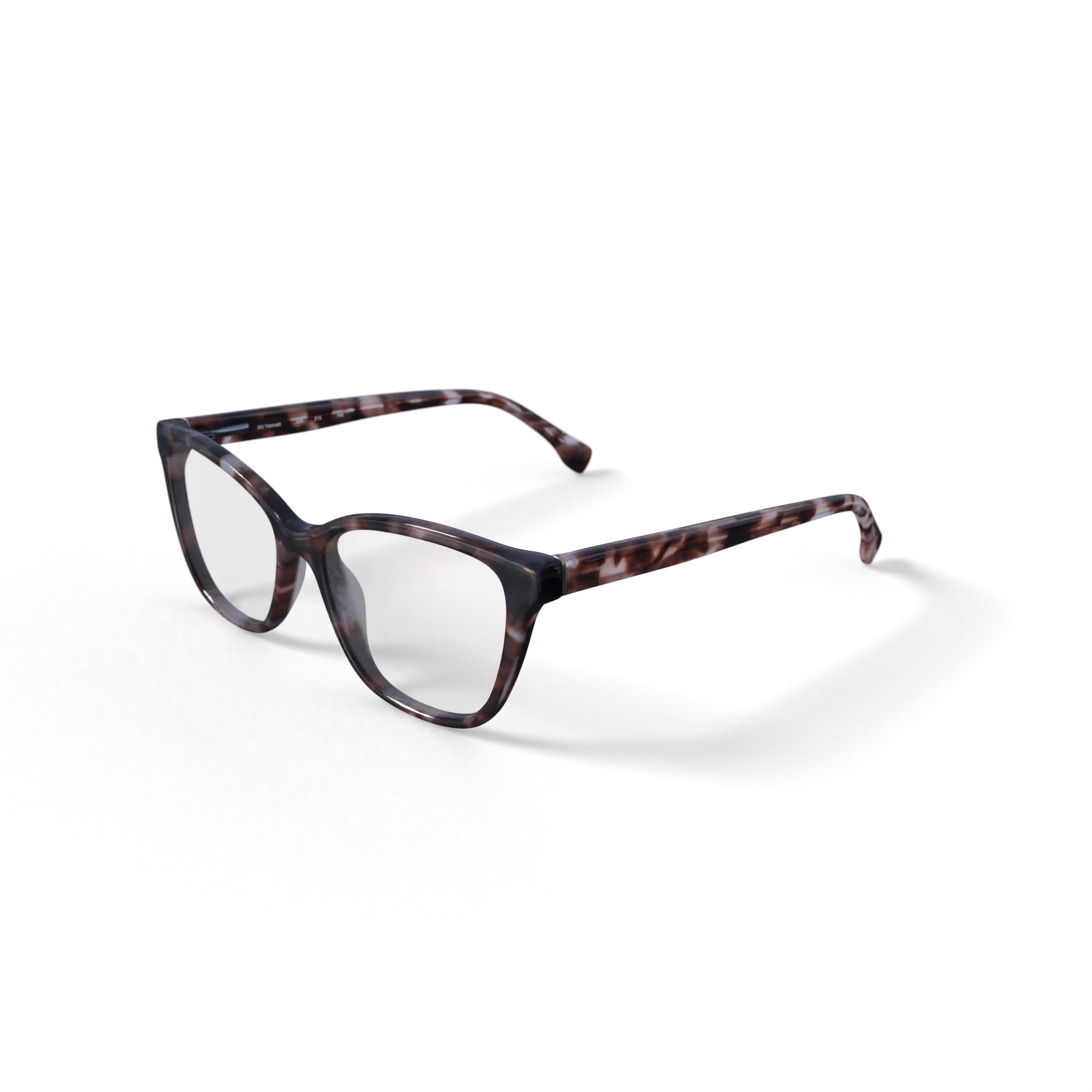 Walmart Women's Hannah Cat Eye Prescription Eyeglasses with Case, Brown Tortoise