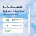 thumbnail image 2 of Hilo Dental Eléctrico con 50 Cabezales de Repuesto - Hilo Dental Vibratorio, Recargable, Limpiador Lingual, Hilo Flosser, 2 of 5