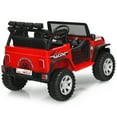 thumbnail image 6 of Costway 12V Kids Ride On Truck Remote Control Electric Car with Lights&Music Red, 6 of 8