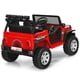 thumbnail image 3 of Costway Coche eléctrico de control remoto para niños de 12 V con luces y música rojo, 3 of 4