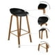 thumbnail image 2 of Set de 2 Bancos para Barra Mundo In Arezzo Negro, 2 of 8