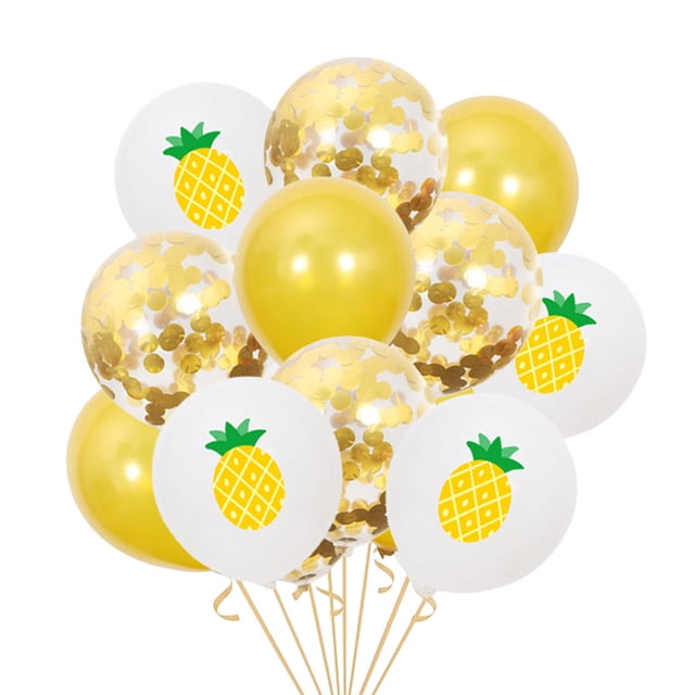 Shisuyan Wedding Balloons Decorations With Assorted Color Latex 15Pcs 4.7x2.4x0.04In