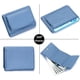 thumbnail image 2 of LHSHID Small Wallet for Women Genuine Leather RFID Blocking Card Holder Minimalist Tri-fold Cash Wallet with Snap Coin Pouch, 2 of 7