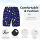 thumbnail image 3 of Fotbe Mathematics And Chemistry Traje de Baño para Hombre – Shorts de Natación de Secado Rápido con Forro y Bolsillos-Medium, 3 of 6