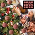 thumbnail image 4 of Kumdkd Vintage Red Christmas Balls Ornaments - 3.15" Retro Baubles with Hanging Loop, Durable Plastic for Tree/Wall Decor, Party/Wedding Use, 4 of 6