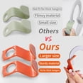 thumbnail image 2 of Slmt Ganchos Conectores Para Colgadores De Ropa 50 Piezas Extensor De Ahorro De Espacio Para Perchas De Alambre De Madera De Terciopelo De Plástico - Organizador De Armario Resistente, 2 of 5
