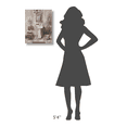 thumbnail image 4 of Global Gallery's 'French Bath III Gray and Blush' By Marilyn Hageman Stretched Canvas Wall Art, 4 of 4