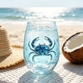 thumbnail image 4 of Tuvgenk Stemless Wine Glass with Nautical Art for Cocktails Water and Coastal Home Decor, 4 of 7