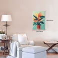 thumbnail image 6 of 12x18 inch Office Decor Bird Of Paradise Flower Paintings Wall Decor Poster,Rustic Villa Garden,Cafes,Man Cave,Office Wall Decor Painting Canvas,Gifts For Flower Lovers,Florists Decor Prints, 6 of 6