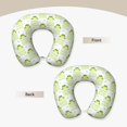 thumbnail image 3 of Salouo Frogs and Dragonflies for Memory Foam Travel Pillow,Versatile U-Shaped Pillows Memory Foam Cervical Neck Pillow Soft Washable Cover for Home Office Camping Travelling, 3 of 8