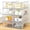 Clear 8, variant on 8Pack Acrylic Storage Drawers, Clear Stackable Storage Drawers, Acrylic Storage Bins with Drawers for Fridge Organizers, PlasticDrawers Stackable for Makeup Organizers Cosmetic Display