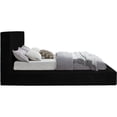 thumbnail image 2 of Bowery Hill Contemporary Textured Soft Black Corduroy Queen Bed, 2 of 8