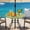 Green Stripe, variant on Round Fitted Tablecloth Waterproof Outdoor Tablecloth with Umbrella Hole Zipper Elastic Washable Patio Table Cover for Spring Summer Picnic Camping Fits 32-38" Table, Black Polka Dot
