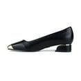 thumbnail image 3 of Ninety Union Eagle Metallic Heel Cap Toe Flat, Black, 10, 3 of 5