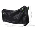 thumbnail image 2 of FELTECHELECTR Funda Impermeable Para Scooter Y Motocicleta Color Negro Con Capas Anti Uv Y, 2 of 8