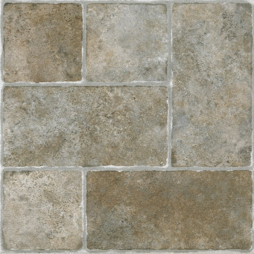BEIGE granite STONE self STICK adhesive VINYL floor TILES 100 pcs 12" x 12" 