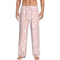 thumbnail image 2 of Goofa Rabbit Sunflower Printed Soft Pajama Pants for Men, Wide Leg Comfy Casual Lounge Yoga Pants-XX-Large, 2 of 9