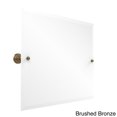 thumbnail image 4 of Frameless Landscape Rectangular Tilt Mirror with Beveled Edge in Polished Nickel, 4 of 5