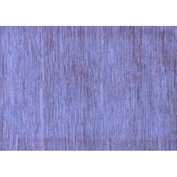 Ahgly Company Indoor Rectangle Abstract Blue Modern Area Rugs, 7' x 10'