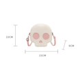 thumbnail image 3 of Small Crossbody Purses for Women Soft Leather Shoulder Bags Halloween Skull Bag Satchel Handbags with Adjustable Strap, 3 of 9