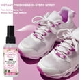 thumbnail image 5 of Air Jungles Shoe Deodorizer Spray, Flora Bliss Scent- 2 fl oz (Pack of 2), Odor Eliminator for Sneaker, Boot, Locker and Gym Bag, Smell Remover Footwear Freshener Spray, 5 of 9