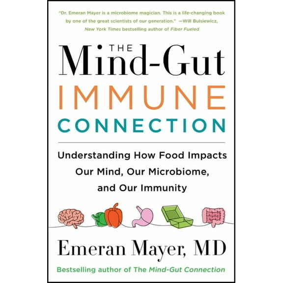 The Mind-Gut-Immune Connection: Understanding How Food Impacts Our Mind, Our Microbiome, and Our Immunity, (Paperback)