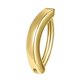 thumbnail image 1 of Belly Piercing Hoop Belly Button Anillos Accesorios Curved 14G Barbell Fashion 10mm Bisagras Navel Mujeres Hombres Joyería del cuerpo Dorado Sunnimix Aro Piercing Vientre, 1 of 8