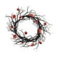 thumbnail image 1 of Corona de Halloween para la puerta delantera Corona de bola de ojo 18 "Negro Accesorios de fotos grandes Decoración del hogar Guirnalda de miedo, 1 of 9