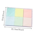 thumbnail image 3 of Sticky Notes, Post It Notes 6 Fresh Colors Strong Adhesive Removable Curved Surface No Bleed for Office Home College by Xuniizn, 3 of 7