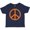 Navy, variant on Inktastic Funky Orange Peace Sign Boys or Girls Baby T-Shirt
