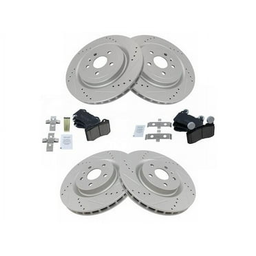 Front and Rear Brake Pad and Rotor Kit - Compatible with 2010 - 2015 Chevy Camaro SS 2011 2012 2013 2014