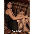 thumbnail image 5 of CALZITALY Sheer Tights, Nude Pantyhose, Floral Print, Animal Print | 20 DEN | Black, Skin | S, M, L, XL | Made in Italy (L-XL, Skin - Animal Print), 5 of 5