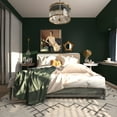 thumbnail image 4 of VIOPVERY Contact Paper 15.7"x393" Solid Green Wallpaper Peel and Stick Wall Paper Waterproof Easily Removable Self-Adhesive Film Wall Covering for Kitchen Countertop and Cabinet Shelf Liner Decorative, 4 of 7