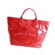 thumbnail image 4 of Bolso de playa impermeable de gran capacidad, elegante y reutilizable, bolso de mano para mujer, bolso de mano tipo hobo Rojo, 4 of 9