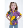 thumbnail image 2 of Disney Nightmare Before Christmas Toddler Girls' Cosplay Short Sleeve Hooded T-Shirt Sally Patchwork Multi, 2 of 3