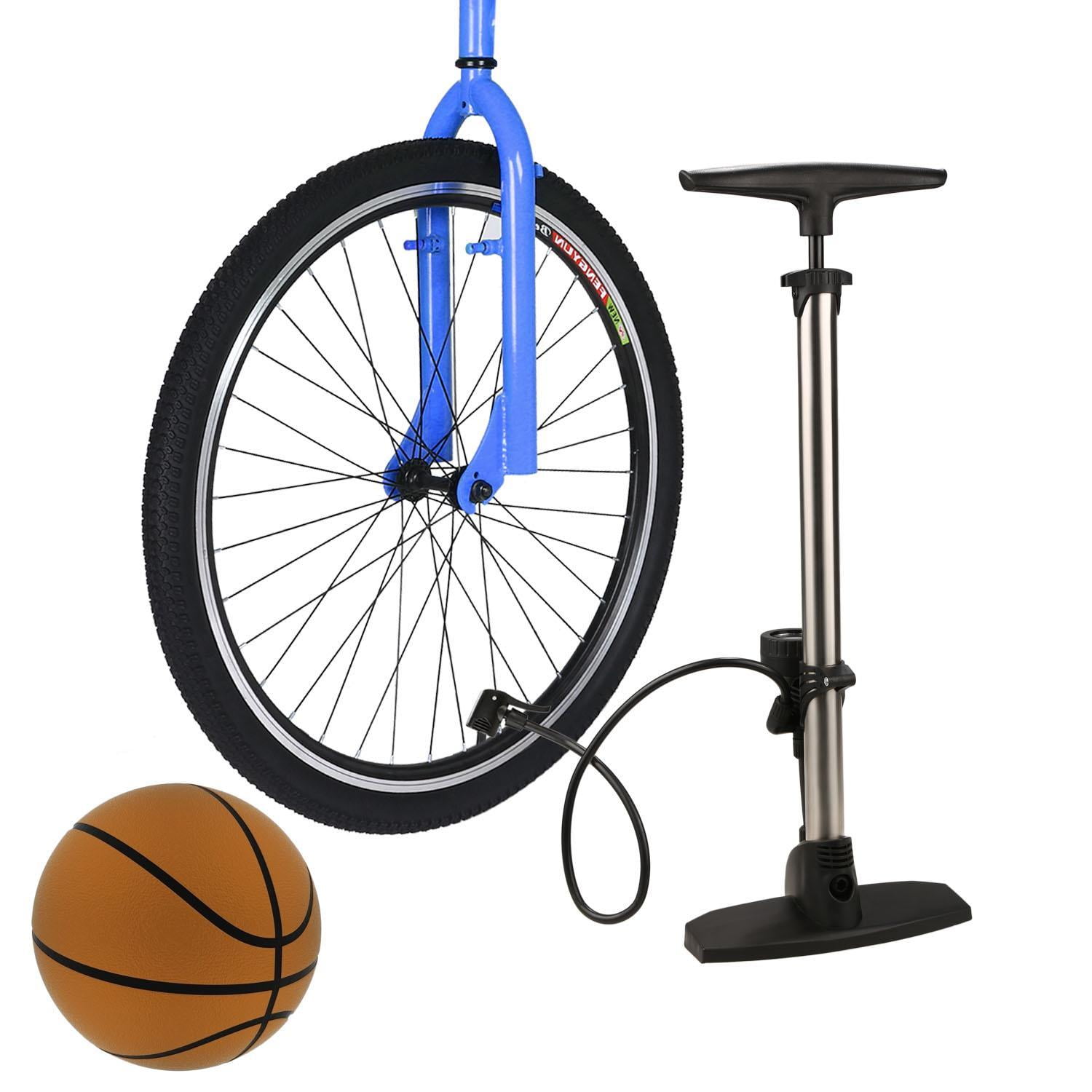 bicycle tire pump with gauge