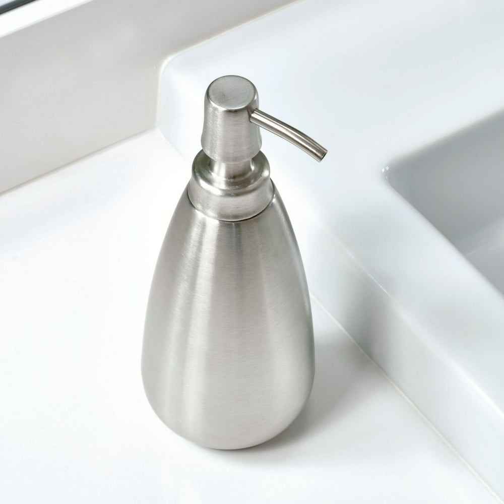 Interdesign Nogu Stainless Steel Soap And Lotion Dispenser Pump For Kitchen Or Bathroom 