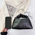 thumbnail image 3 of Bolso bandolera para mujer Fashionalbe PU Bolso de hombro para viajes de oficina (Negro), 3 of 8
