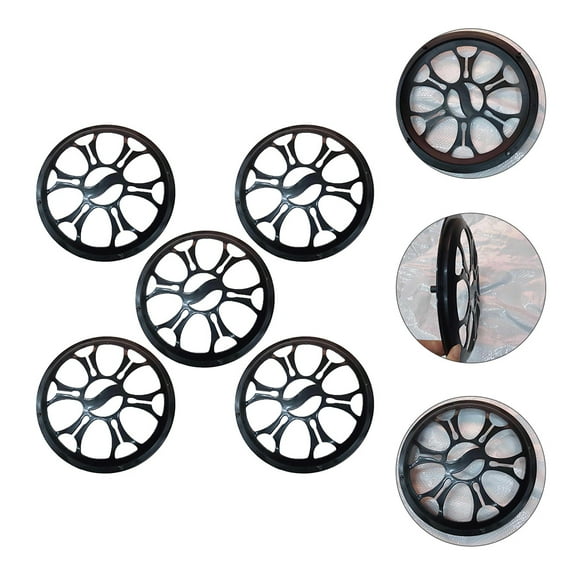 WHAMVOX Speaker Grill Cover 5PCS 5Inch for Speaker Accessories Black Plastic