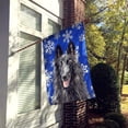 thumbnail image 2 of Belgian Sheepdog Winter Snowflakes Holiday Flag Canvas House Size, 2 of 2