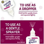 Little Remedies Saline Spray and Drops, Safe for Newborns, Gently Wash Away Mucus from Cold, 1 fl oz