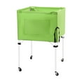 thumbnail image 3 of Vsenkes Rolling Sports Ball Cart Convenient Ball Storage Bin for Football Toy Garage Green, 3 of 9