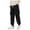 Black, variant on toraway Black Cargo Pants Men Big and Tall Men Solid Color Drawstring Pocket Ankle Binding Work Pants Casual Sports Business Trend Pants XL