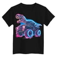 thumbnail image 4 of Gubotare Toddler Boy Short Sleeve Shirts Boys' Graphic Tee - Soft and Breathable Classic Crewneck Short Sleeve Pullover T-Shirt for Boys Sizes 7-8T (Black,7-8 Years), 4 of 4