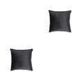 thumbnail image 2 of Naiovety Funda de cojín de asiento Funda de almohada resistente negra Negro 40x40cm 2piezas, 2 of 6