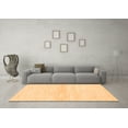 thumbnail image 3 of Ahgly Company Indoor Square Solid Orange Modern Area Rugs, 3' Square, 3 of 4